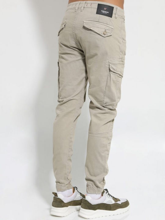 Tresor Men's Trousers Cargo Beige