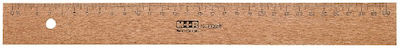 M+R Wooden Ruler 40cm