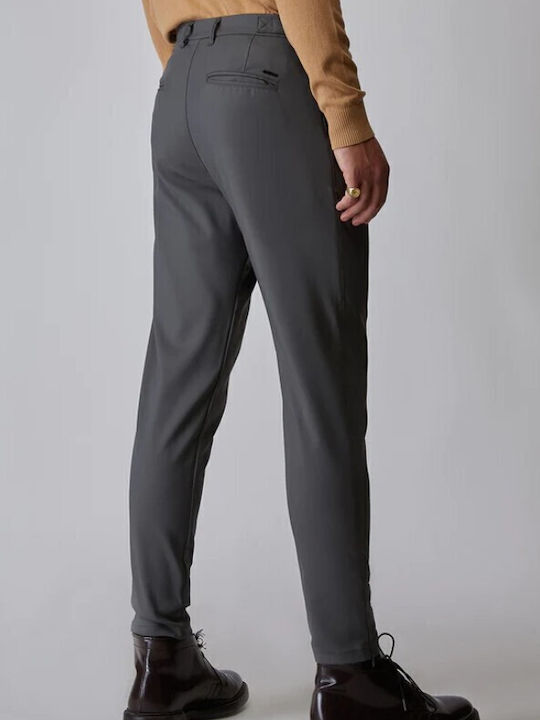 Trousers Elastic in Slim Fit Khaki