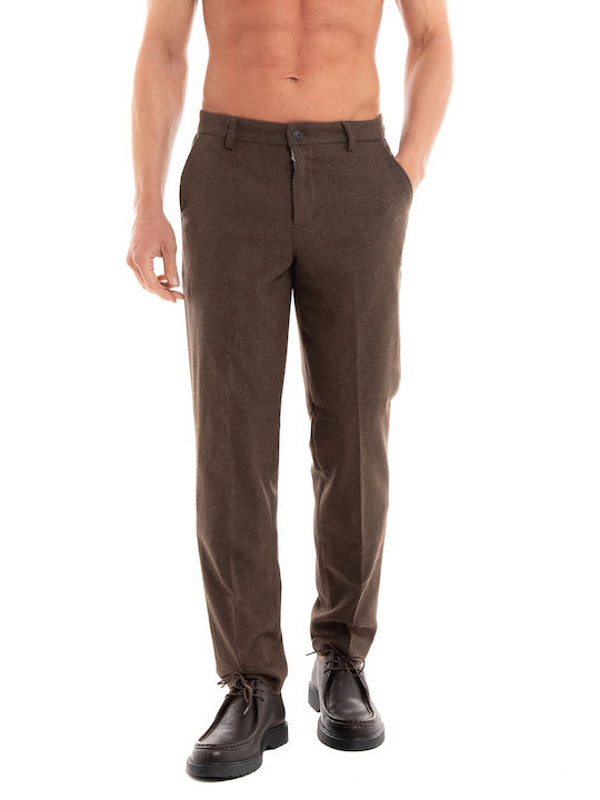 Les Deux Como Men's Trousers Suit Brown