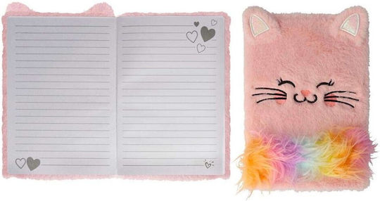 Gama Brands Cuties Cat Notizbuch A5 Rosa