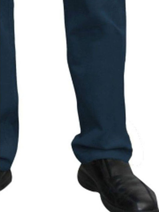 Trousers Chino Elastic Blue