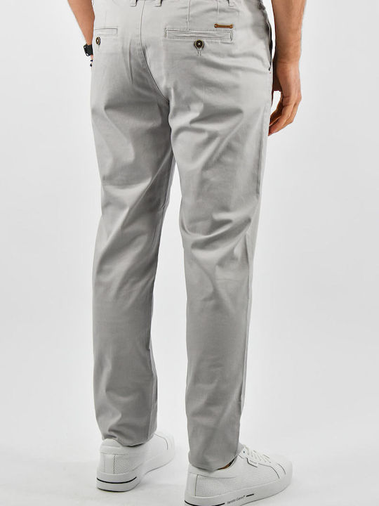 Παντελόνι Chino σε Slim Εφαρμογή Γκρι