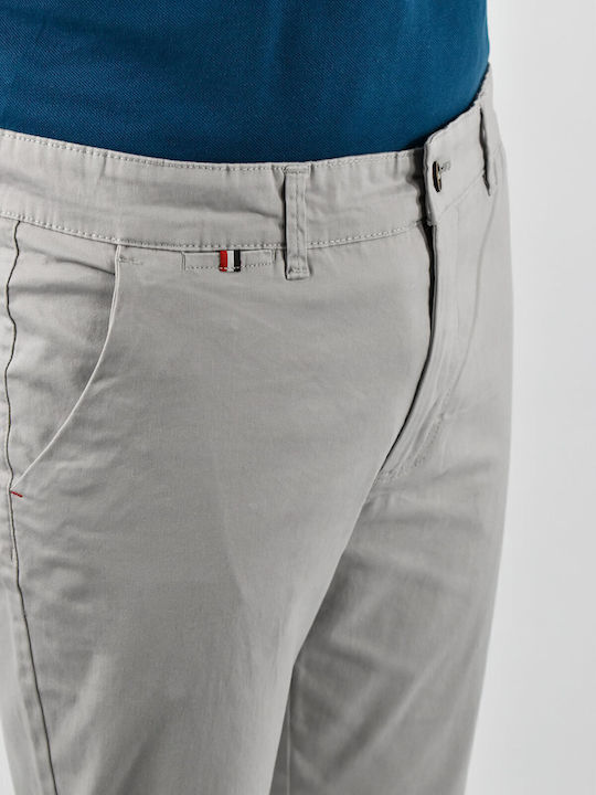 Παντελόνι Chino σε Slim Εφαρμογή Γκρι