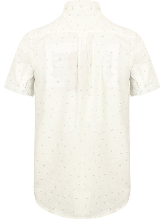 Tokyo Laundry Men's Shirt Short Sleeve Cotton White