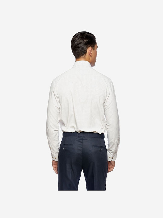 Brokers Jeans Men's Shirt Long Sleeve White