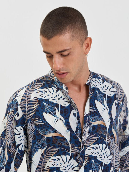 Long-sleeved Shirt Navy Blue