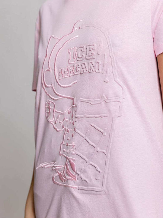 Iceberg Damen T-shirt Rosa