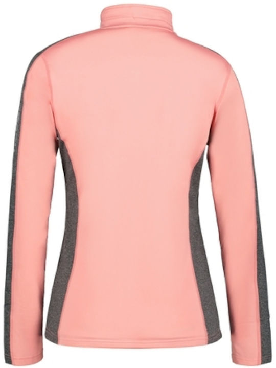 Icepeak Women's Athletic Blouse Long Sleeve Pink