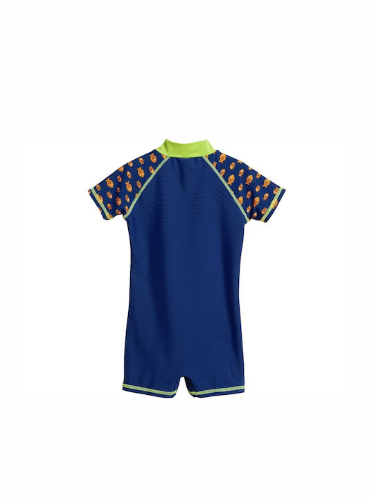 Playshoes Kids Swimwear One-Piece Sunscreen (UV) Blue