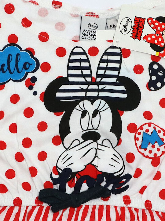Kinderkleid Ärmellos Rot