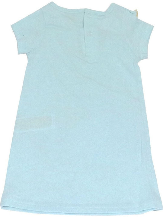 Minnie Rochie pentru Copii Mâneca scurta Albastru deschis