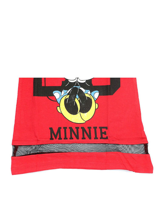 Minnie Kinderkleid Kurzärmelig Rot