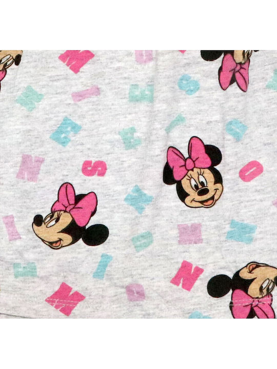Disney Παιδικό Φόρεμα Minnie Γκρι