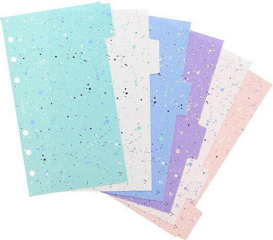 Filofax Separatoare de Plastic pentru Documente A4 cu Găuri 6buc PERSONAL