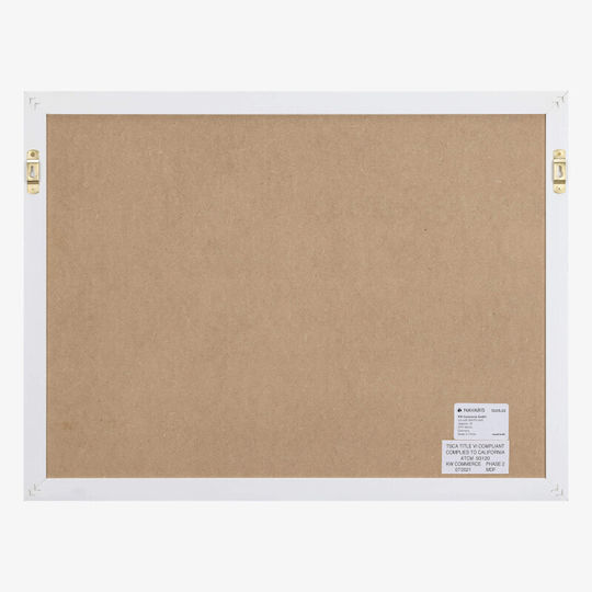 Navaris Cork Notice Board 60x45cm