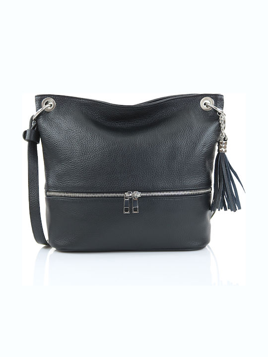 Passaggio Leather Women's Leather Shoulder Bag Black