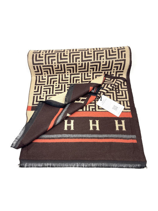 Men's Cashmere Scarf Brown