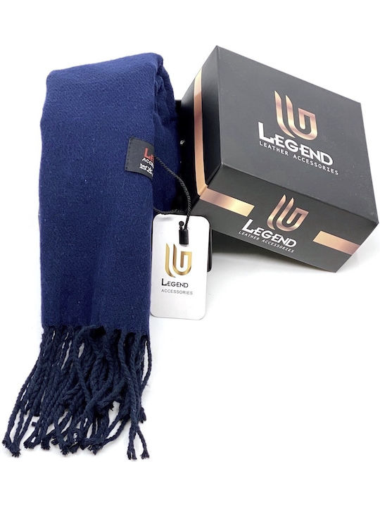 Men's Cashmere Scarf Blue