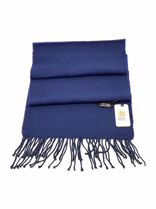 Men's Cashmere Scarf Blue