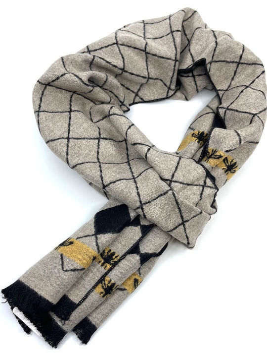Men's Cashmere Scarf Blue