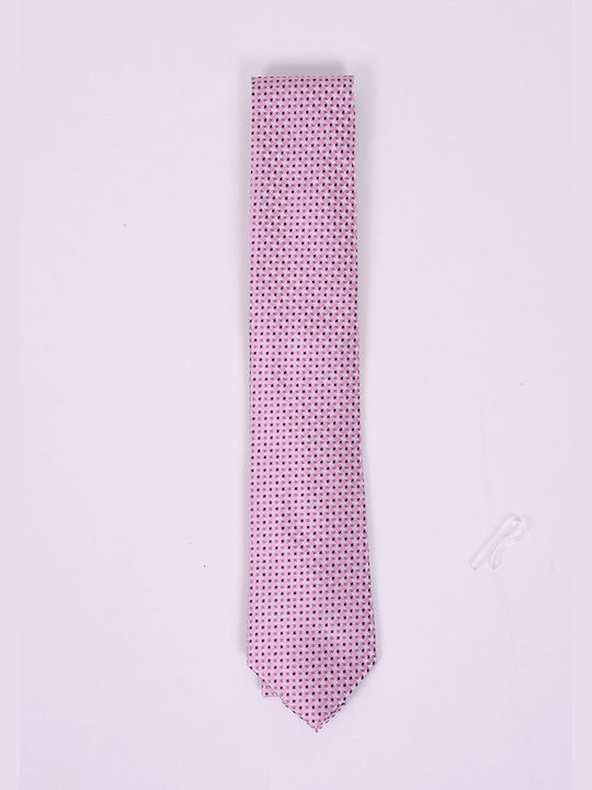 Unounouno Men's Tie Printed Pink