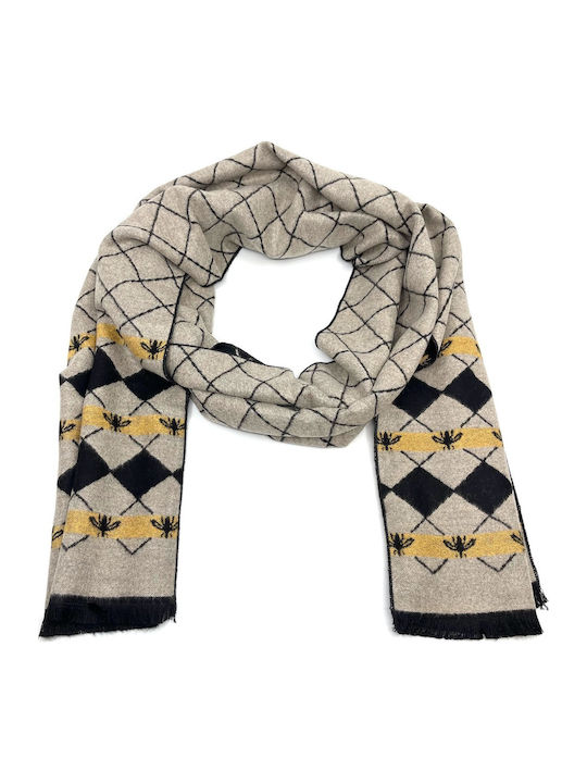 Men's Cashmere Scarf Blue