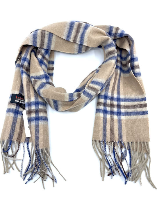 Men's Wool Scarf Brown
