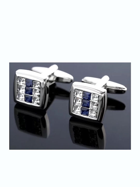 Legend Accessories Butoni din Argint de culoare Albastru