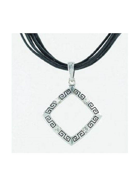 Tatu Moyo Necklace from Silver Black