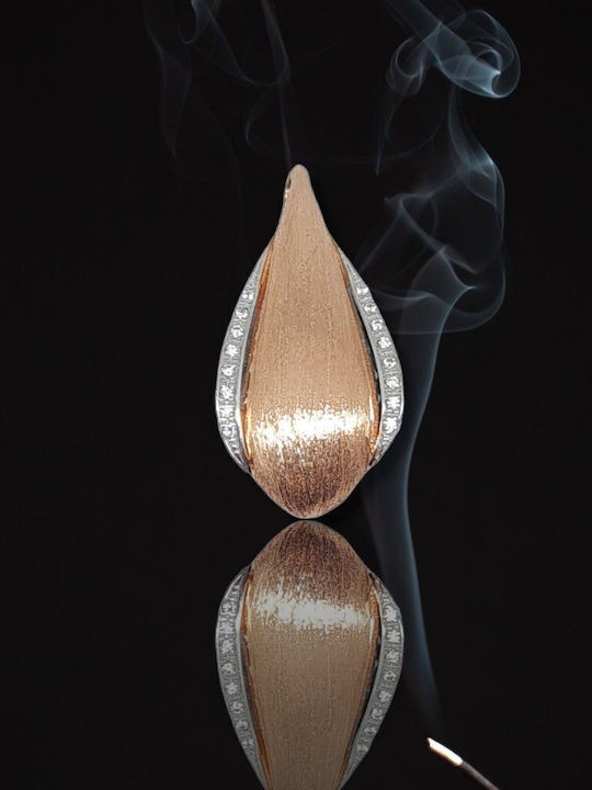 Mentzos Charm aus Vergoldet Silber mit Zirkon