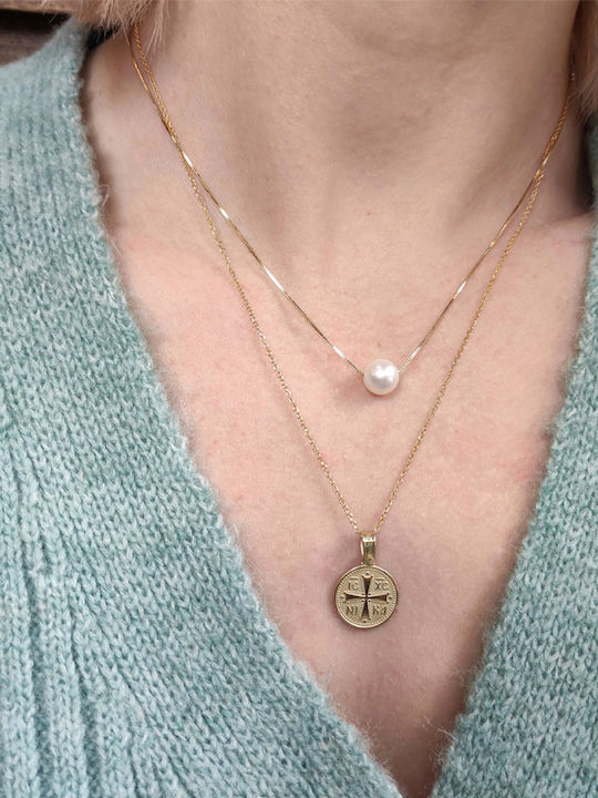 Roloi Kaliamanis Necklace From 14K Gold Roloi Kaliamanis Necklace From 14K Gold