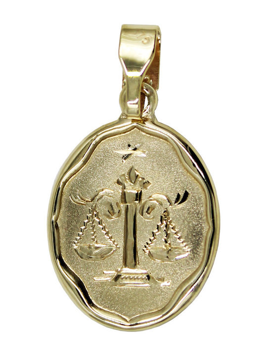 Roloi Kaliamanis Zodiac Sign from Gold 9 K