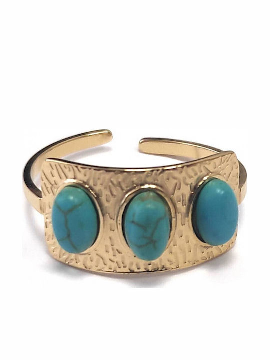 Karma Gifts Damen Stahl Vergoldet Ringe