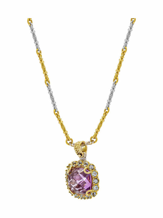 Dimitrios Exclusive Dimitrios Exclusive Halskette aus 18K Gold Lila