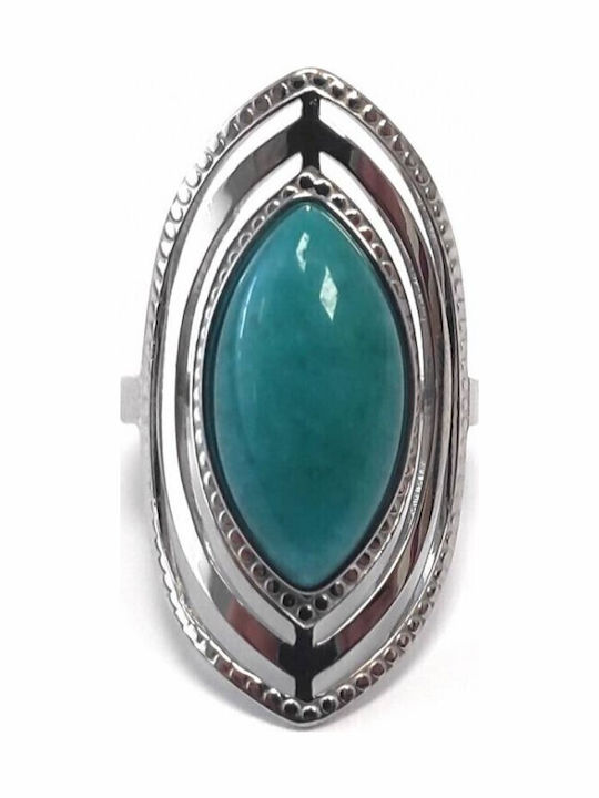 Karma Gifts Women's Steel Gold Plated Ring