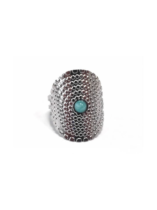 Karma Gifts Damen Ring aus Stahl Vergoldeter