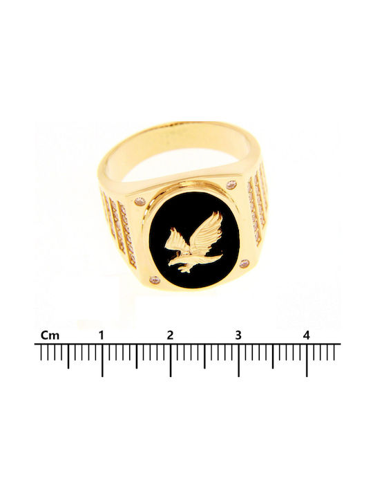 Mentzos Damen Ring aus Gold 14K