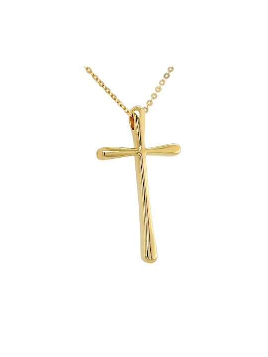 Xryseio Women's Gold Cross 14K