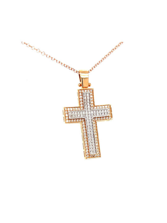 Xryseio Women's Gold Cross 14K