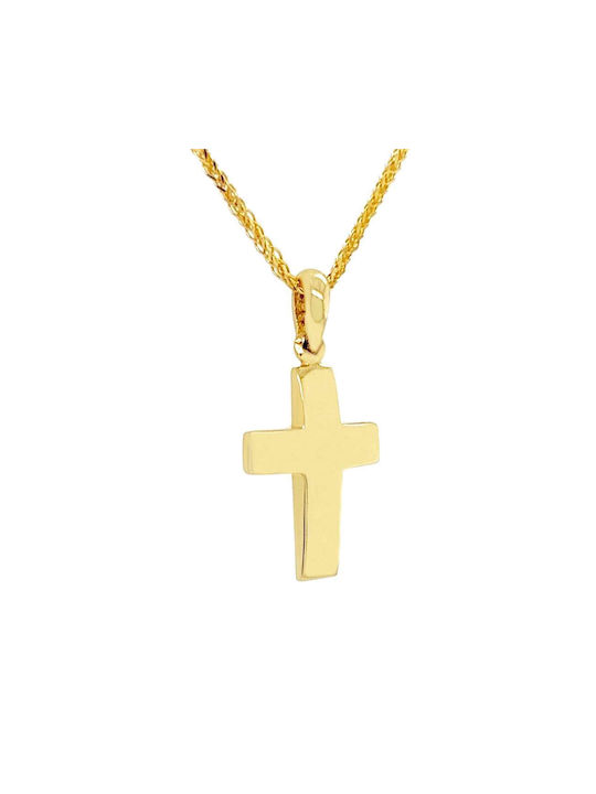 Xryseio Women's Gold Cross 14K