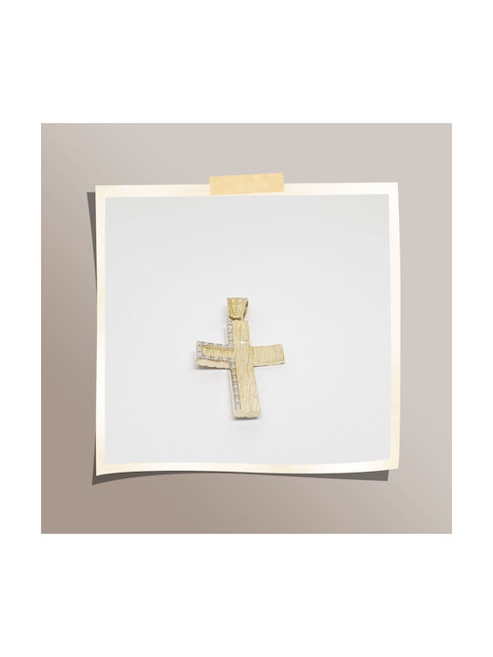 Mentzos Gold Cross 14K