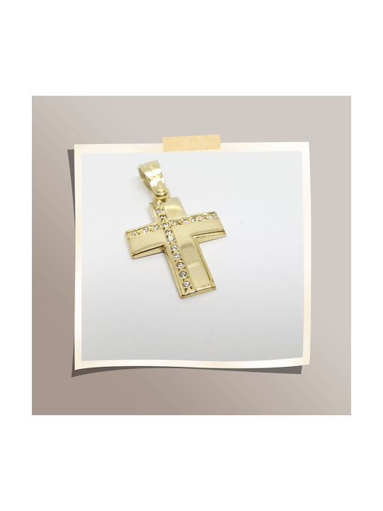 Mentzos Gold Cross 14K