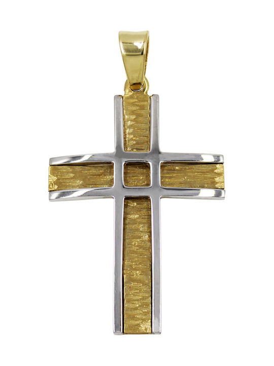 Roloi Kaliamanis Men's Gold Cross 14K Double Sided