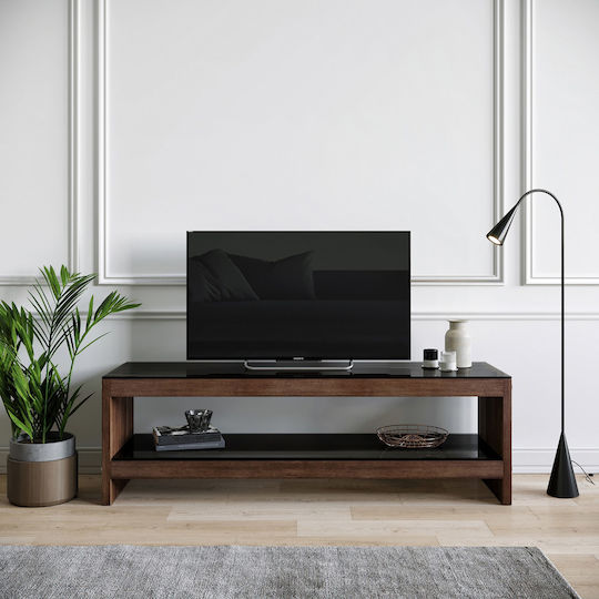 Έπιπλο TV Επιδαπέδιο Καφέ 140x45x45εκ.