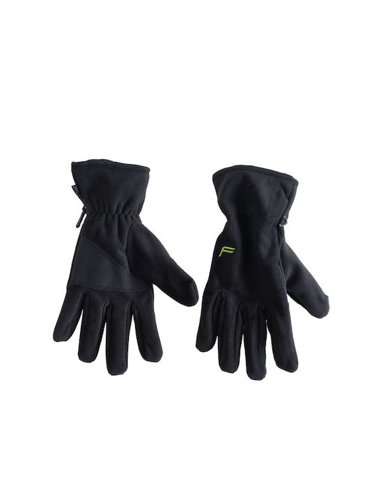 F Unisex Fleece Gloves Black