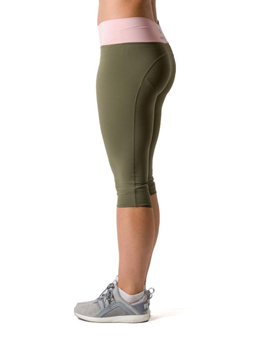 Northfinder Women's Capri Training Legging Khaki