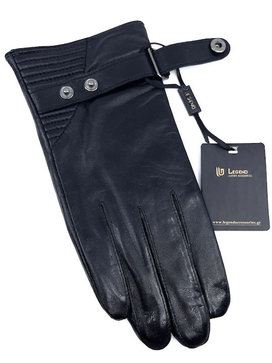 Men's Leather Touch Gloves Black