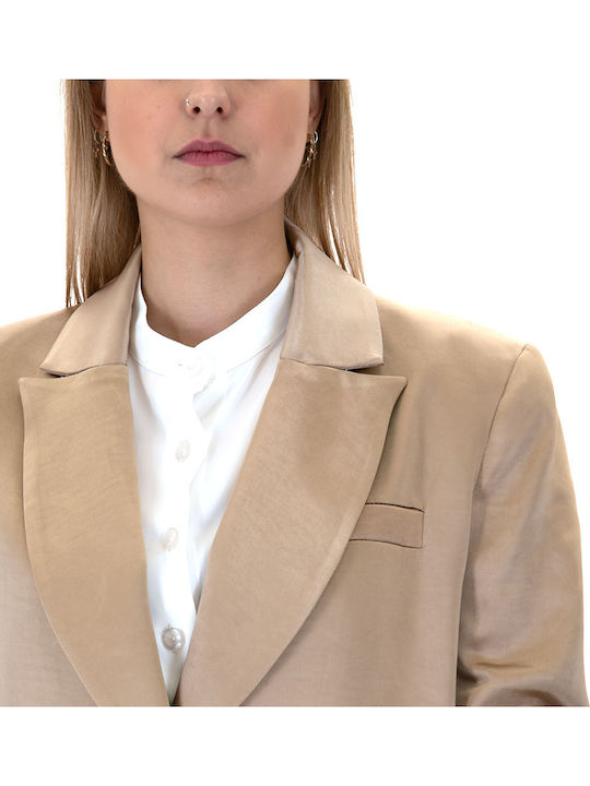 Twenty 29 Long Women's Blazer Gold