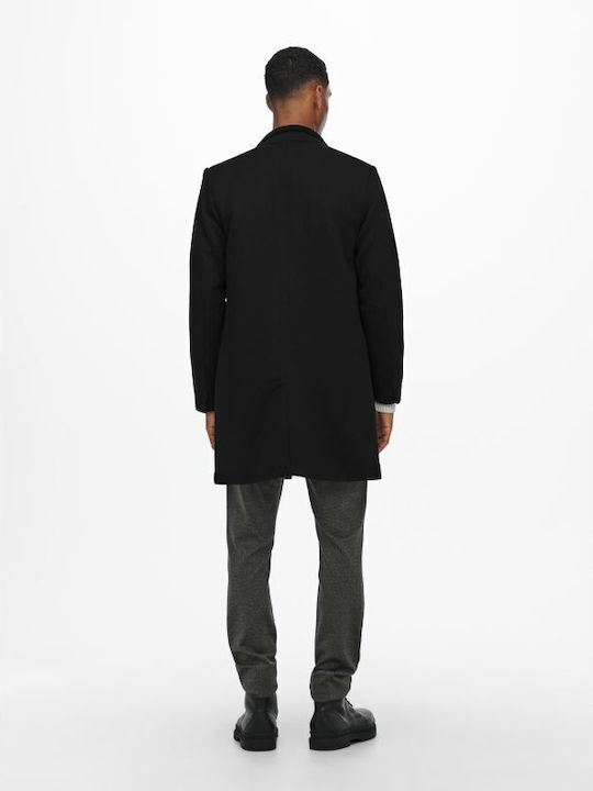 Only & Sons Men's Coat Black